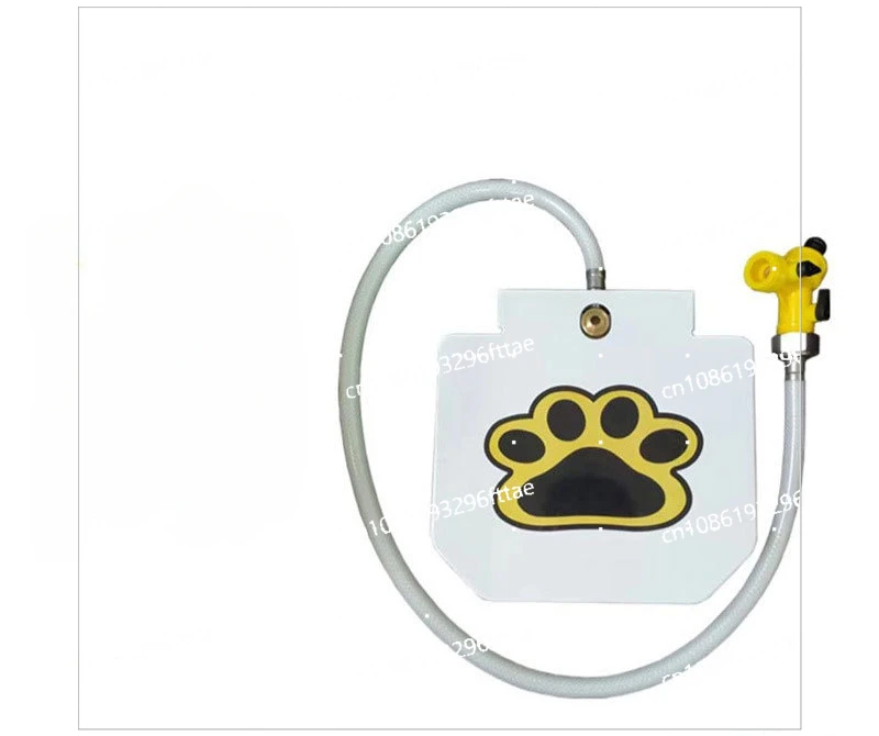 Outdoor Automatic Dog Water Fountain Pedal-lift Dog Drinking Feeder Stainless Steel Pets Step On Plate Pet Toy For Drinki