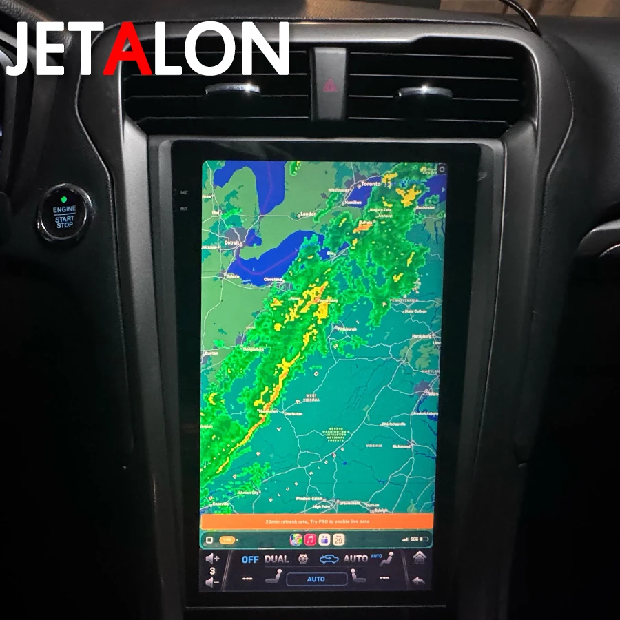 

13.8Inch 2Din Car Carplay For Ford Mondeo Fusion 2014 2019 Android 15 1920*1080 2K Screen 256GB Stereo GPS Navi DSP Video Player