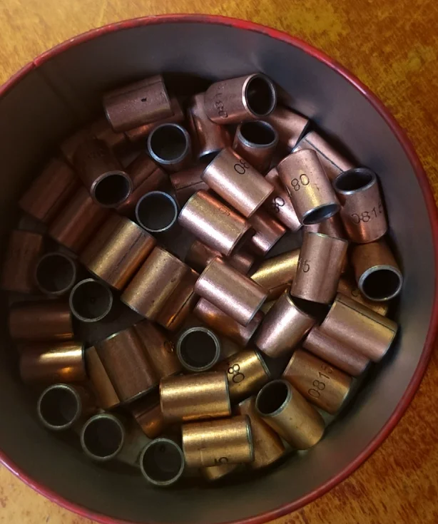 Sf-1 inner diameter 3-28 oil-containing self-lubricating bearing dry ofv01 oil-free bushing mdzb copper sleeve