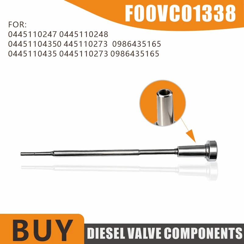 F00VC01338 Common Rail Fuel Injector Valve Assembly Used For Diesel Auto Engine For Injector 0445110247 0445110248  YI0933