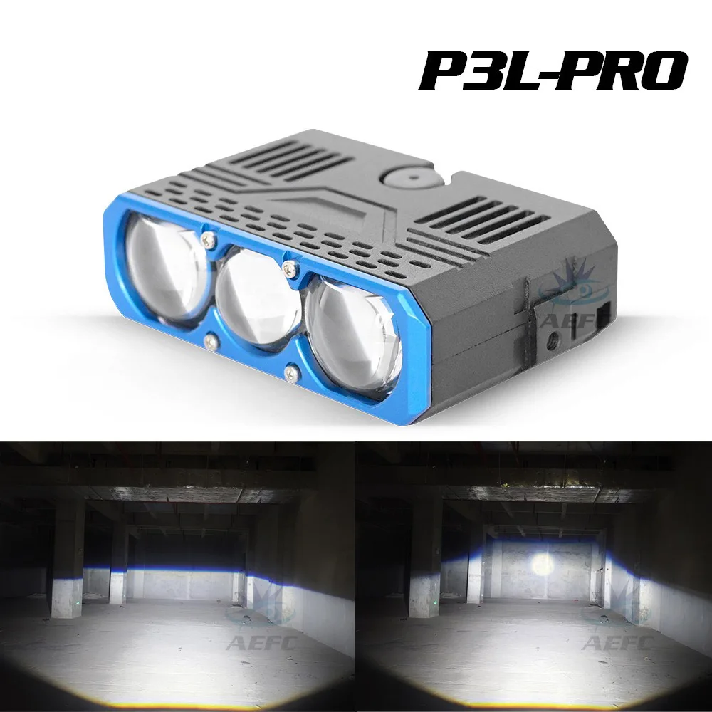 3 Eye Grille LED Light 12V 106W 6000K 15000Lm Spot Light with Solenoid Dimming for Car Motorcycle