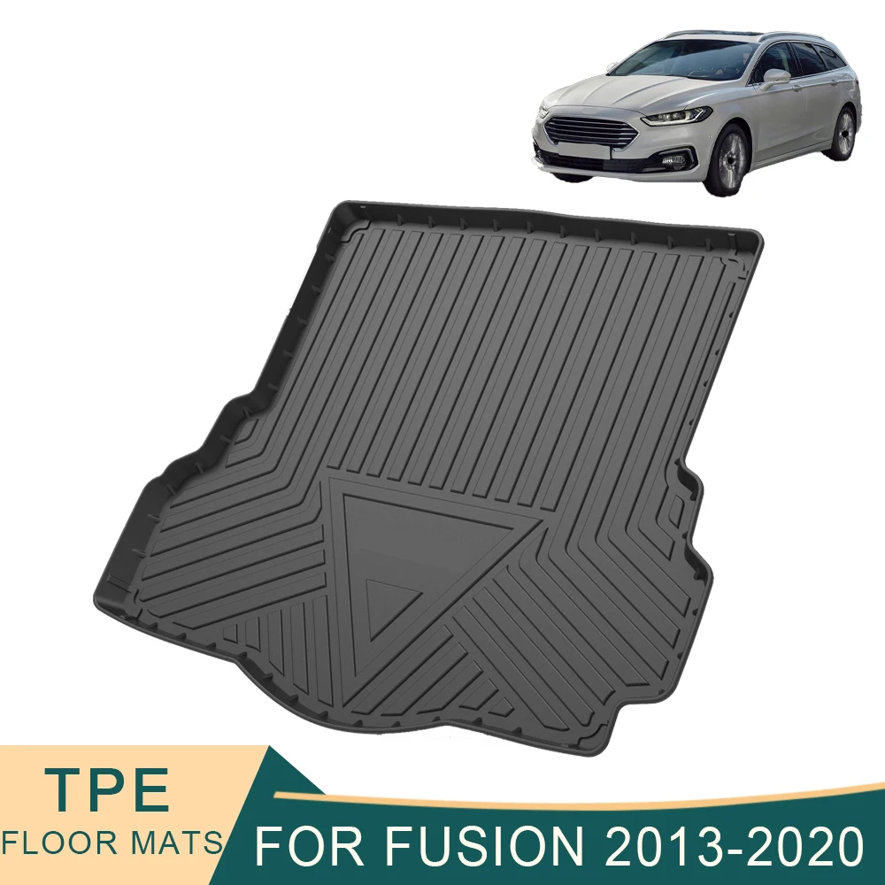 

For Ford FUSION Mondeo 2013-2020 Cargo Liner All-Weather TPE Non-slip Trunk Mats Waterproof Boot Tray Trunk Carpet