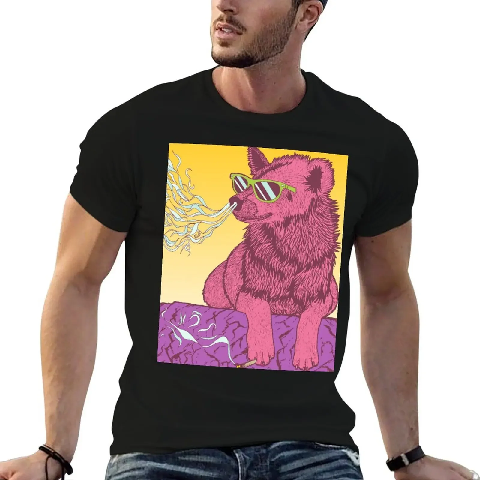 

High Hyena v2 T-Shirt blanks basketball graphic tees heavyweights men clothings