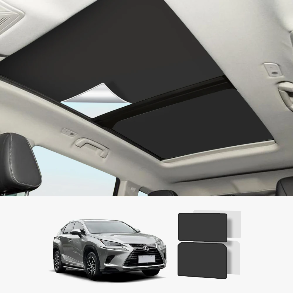 Lexus 23 to 24 NX Insulated Curtains, Insulated Panels, Adsorption Sunroof Glass Sunshades