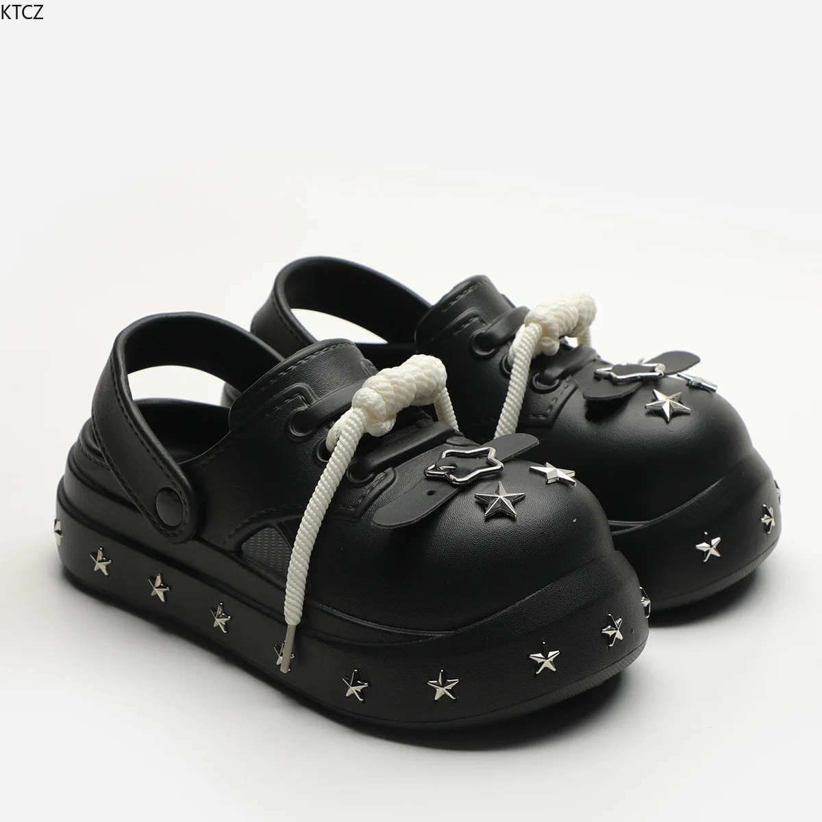 Couple Hole Women's Sandals 2026 New Summer Thick-soled Non-slip Outer Wear Stepping on Shit Trendy Brand Eva Bag Head Shoes - view 4