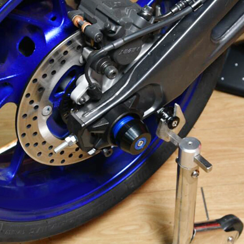 CNC Rear Front Axle Fork Crash Slider for Yamaha YZF R7 YZF-R7 2021 2022 2023 Motorcycle Wheel Hub Protector Pads