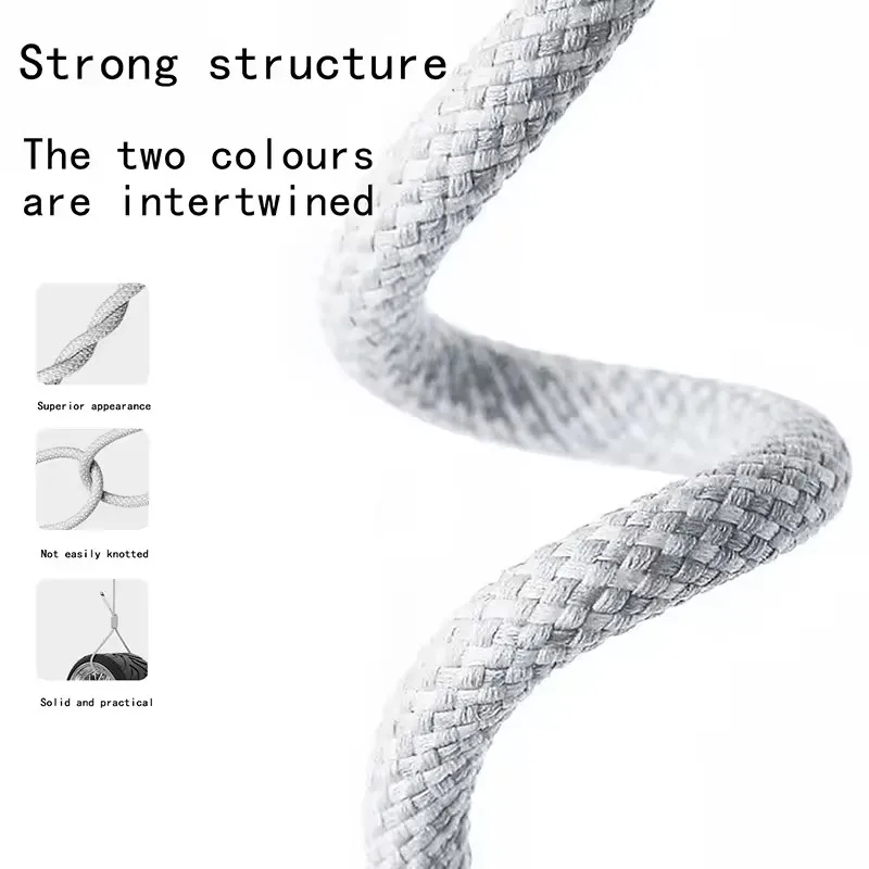 PD 60W USB C to USB Type C Cable Fast Charge Data Cable For iPhone 15 15Pro 16 17 Huawei Samsung Xiaomi Data Line White 1M