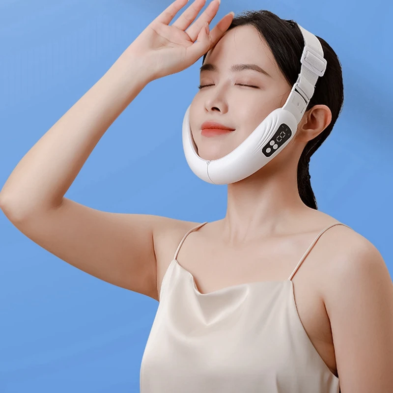 Hot Skin Care EMS Electric Facial Massager Face Slimming Machine V Shaper Chin Cheek Lifting Firming Equipment Beauty Tool