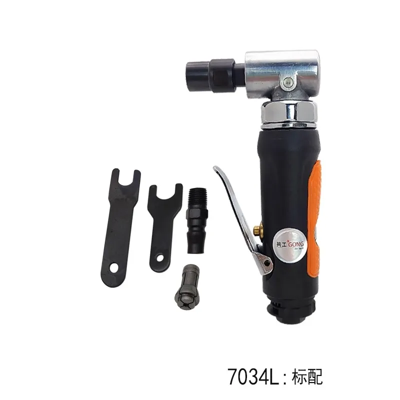 Gonggong Right-Angle 90-Degree Pneumatic Angle Grinder, Grinding Machine, Grinding Wheel Machine, Air Grinder, Sanding Machine, Straight Grinder