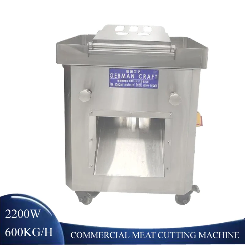 Commercial Electric Meat Slicer Shredded Fast Meat Vegetable Cutter Machine Kitchen Potato Radish Meat Cutting Machine