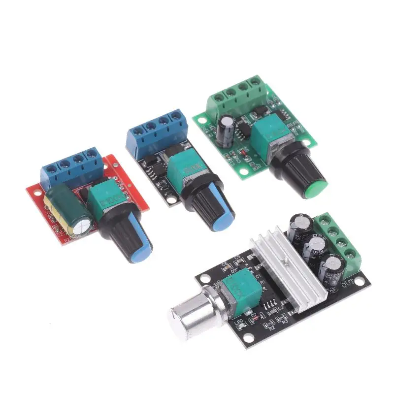 2/3/5/10A Voltage Regulator PWM DC Motor Speed Controller Governor Stepless Speed Regulator LED Dimmer Power Controller Module