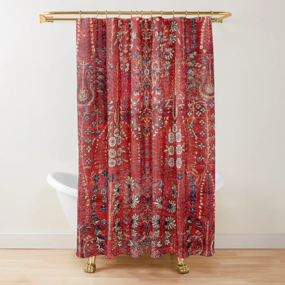 

Sultanabad Arak West Persian Rug Print Shower Curtain Waterproof Shower Bathroom Accessorys Curtain