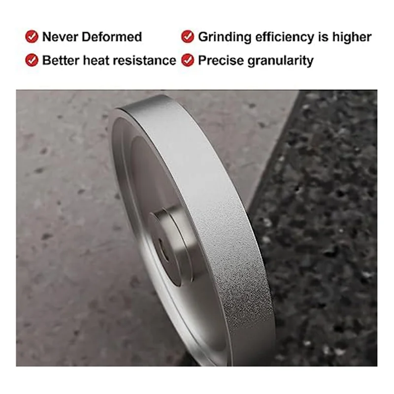 Nuova mola CBN, diametro 6 pollici x 1 pollice di larghezza x foro 1/2 pollice per affilare utensili per tornitura del legno, smerigliatrici da banco (grana 180)