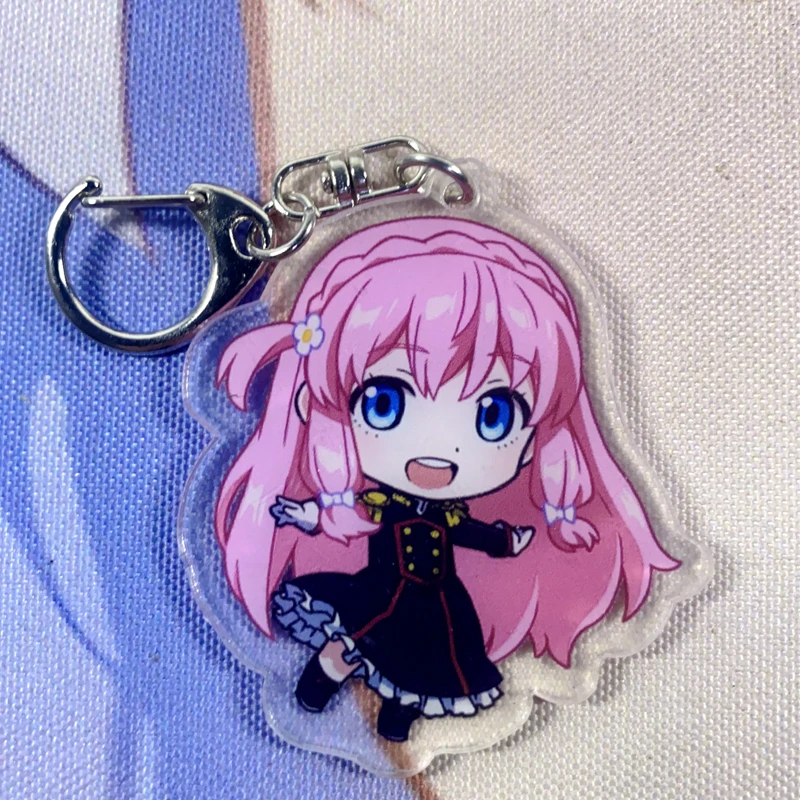 Anime Chained Soldier Mato Seihei No Slave Yuki Wakura Kyoka Uzen Acrylic Figure Keychain Pendant Cosplay Charm Cartoon Keyring