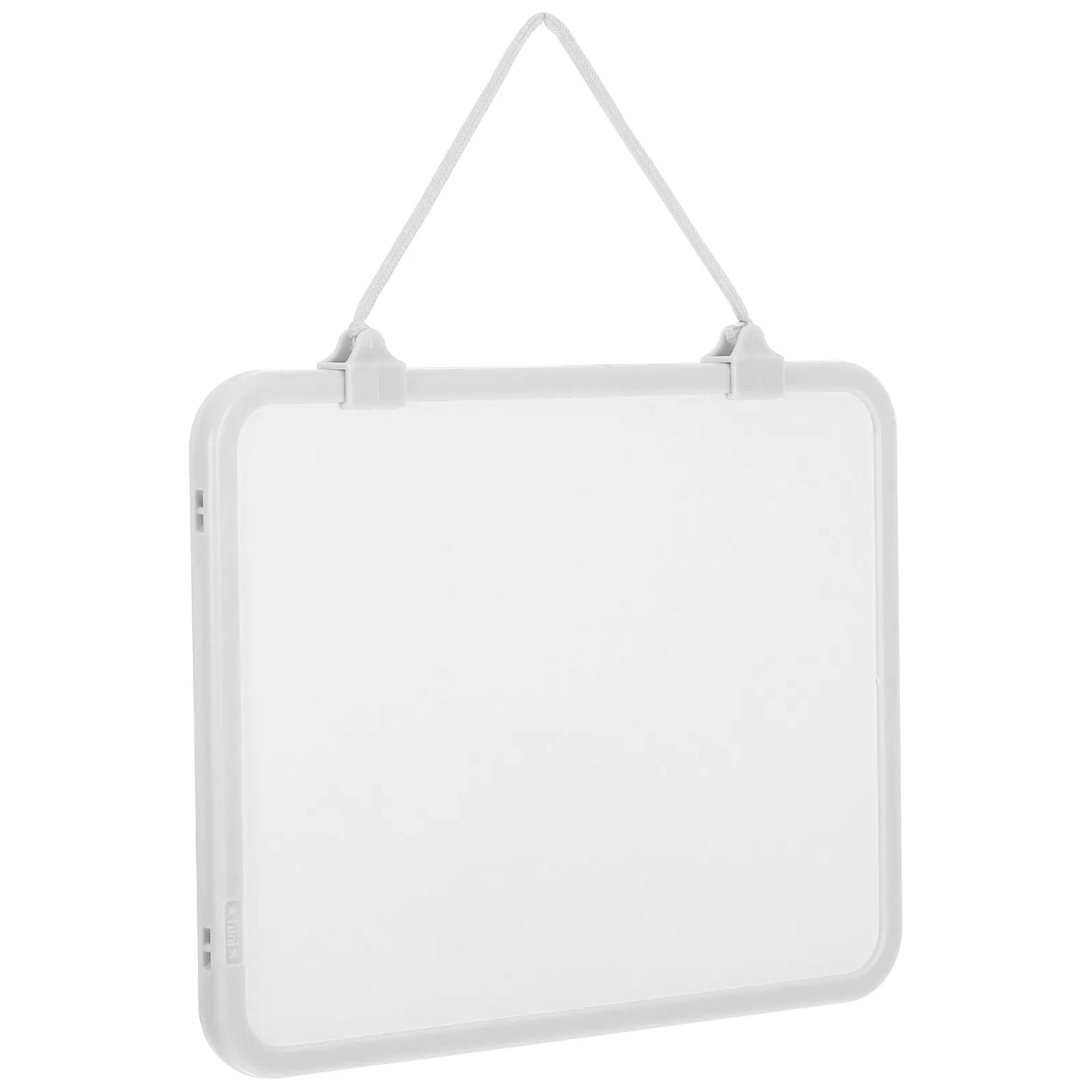 Small Dry Erase Whiteboard Magnetic Erasable Surface Detachable Hanging Rope for Dorm Decor Office Desk Wall Mount Organizer