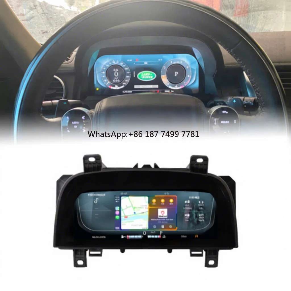 

Virtual Cockpit Car LCD Speedometer Digital Dashboard for.Rover Discovery 4 . Carplay Instrument Panel Cluster GPS Navi