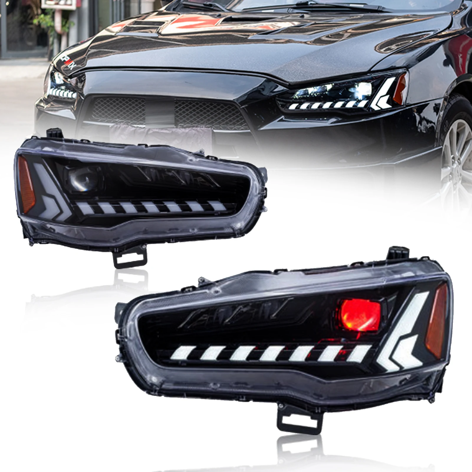 

Factory Direct Sales of Improved LED Headlights for Lancer EX EVO 2010-2016 Headlight Accessories