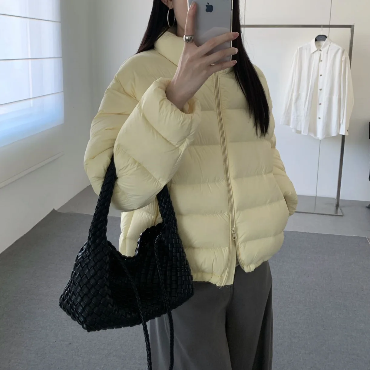 

2025 Winter New Fashionable and Versatile Casual Short Thick Puffer Jacket