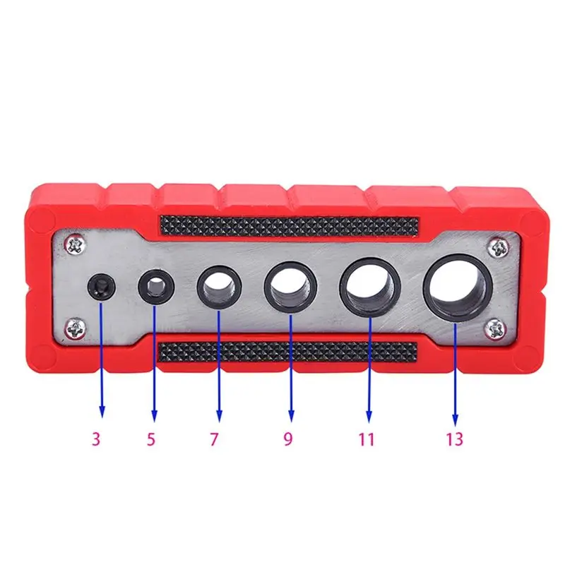 -[Retail TX] Multifunctional Hole Puncher Drilling Guide Locator Suitable For Round Rod And Plane Right Angle Punching