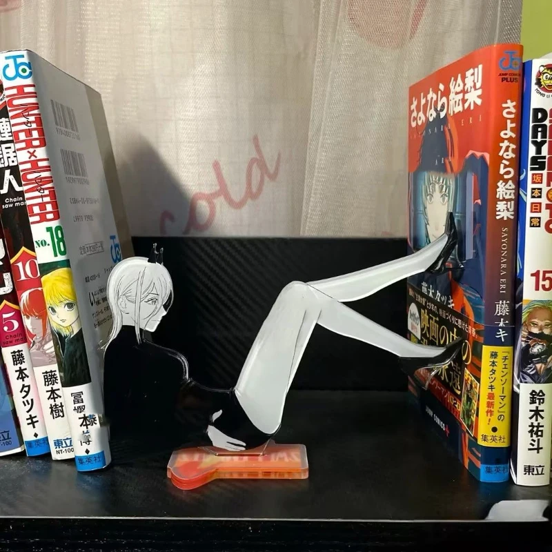 Anime Kettensäge Mann Power Makima Reze Cosplay Figur Stehen Acryl Stehende Platte Ornament Zubehör Dekoration Requisiten