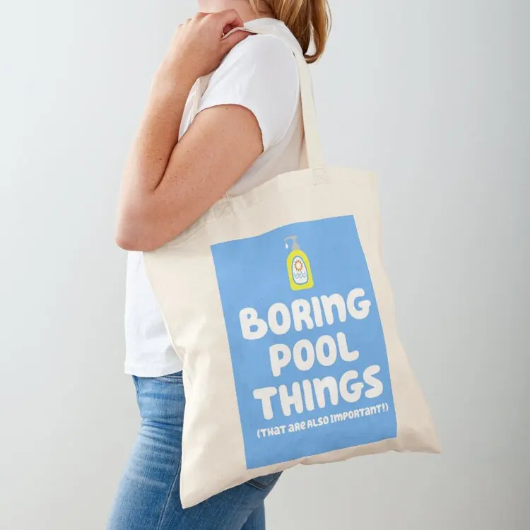 

Boring Pool Things Tote Bag Large bags for women bags woman 2025 Women's bag Reusable bags