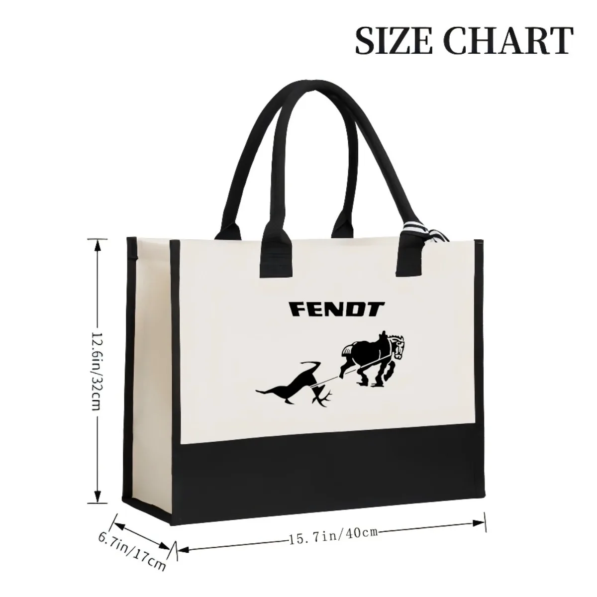 FENDT 2026 وصول جديد موضة عملية واسعة قابلة لإعادة الاستخدام حمل حقيبة نمط طباعة 2 لهجة الثقيلة حقيبة كتف كبيرة لجميع D