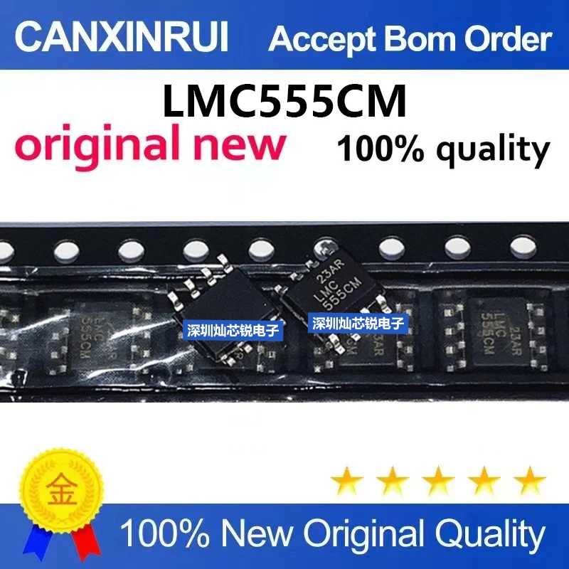 (5-100pieces)Brand New Domestic LMC555CM LMC555 555CM SMD SOP8 Timer Integrated Circuit