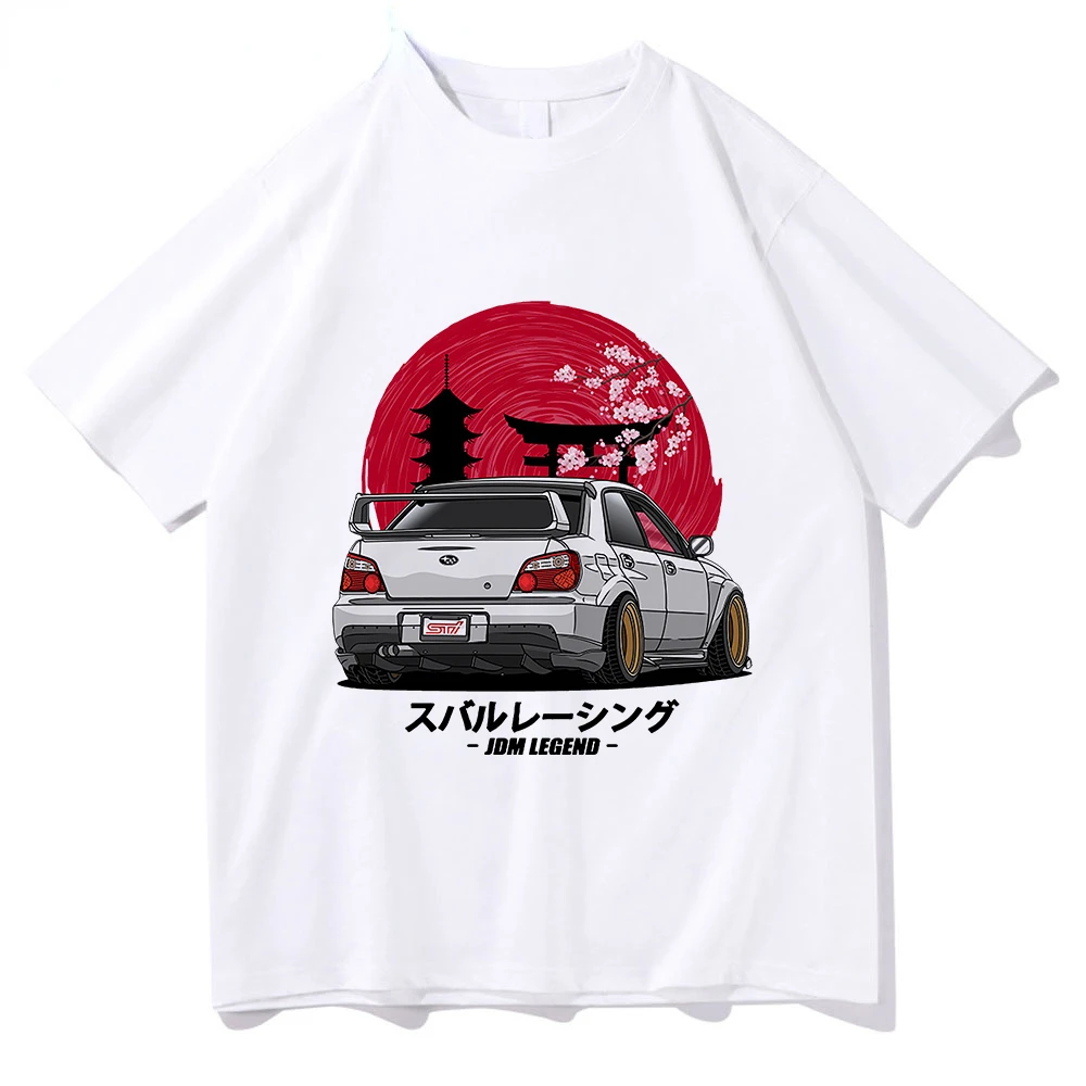 Funny Classic Initial D T Shirt Men Harajuku T-Shirt Unisex Hip Hop GTR Vaporwave JDM Car Print Tshirt Casual Daily Tee harajuku