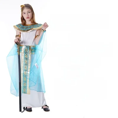 أزياء الهالوين السابق فرعون الملكة الأمير الروماني القديم أداء زي المرأة للمسرح العرقي زي الرقص