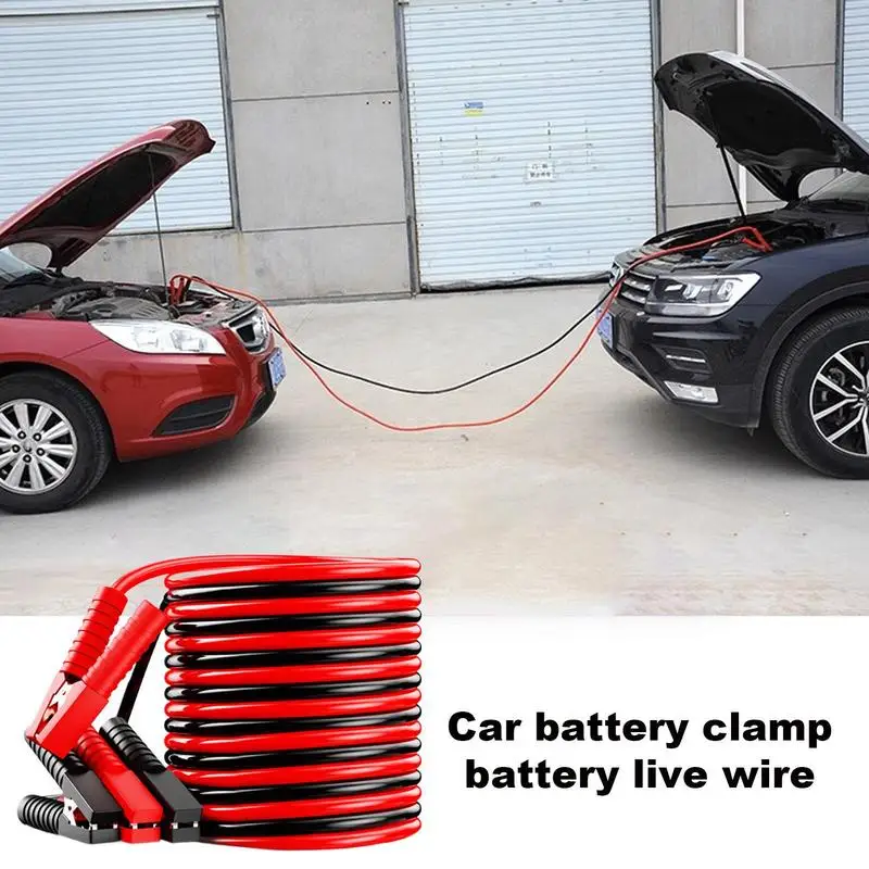 

Сверхмощные соединительные кабели, усиливающие аккумуляторные кабели, помощь в безопасности с зажимами типа «крокодил», дорожные аксессуары для батареи 12 В 24 В