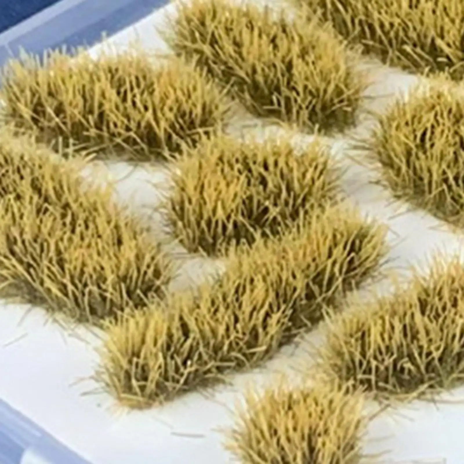 Fairy Mini Grass Cluster Resin Static Tufts Model Train Railway Scenery Decor for Train Scale Model Kit