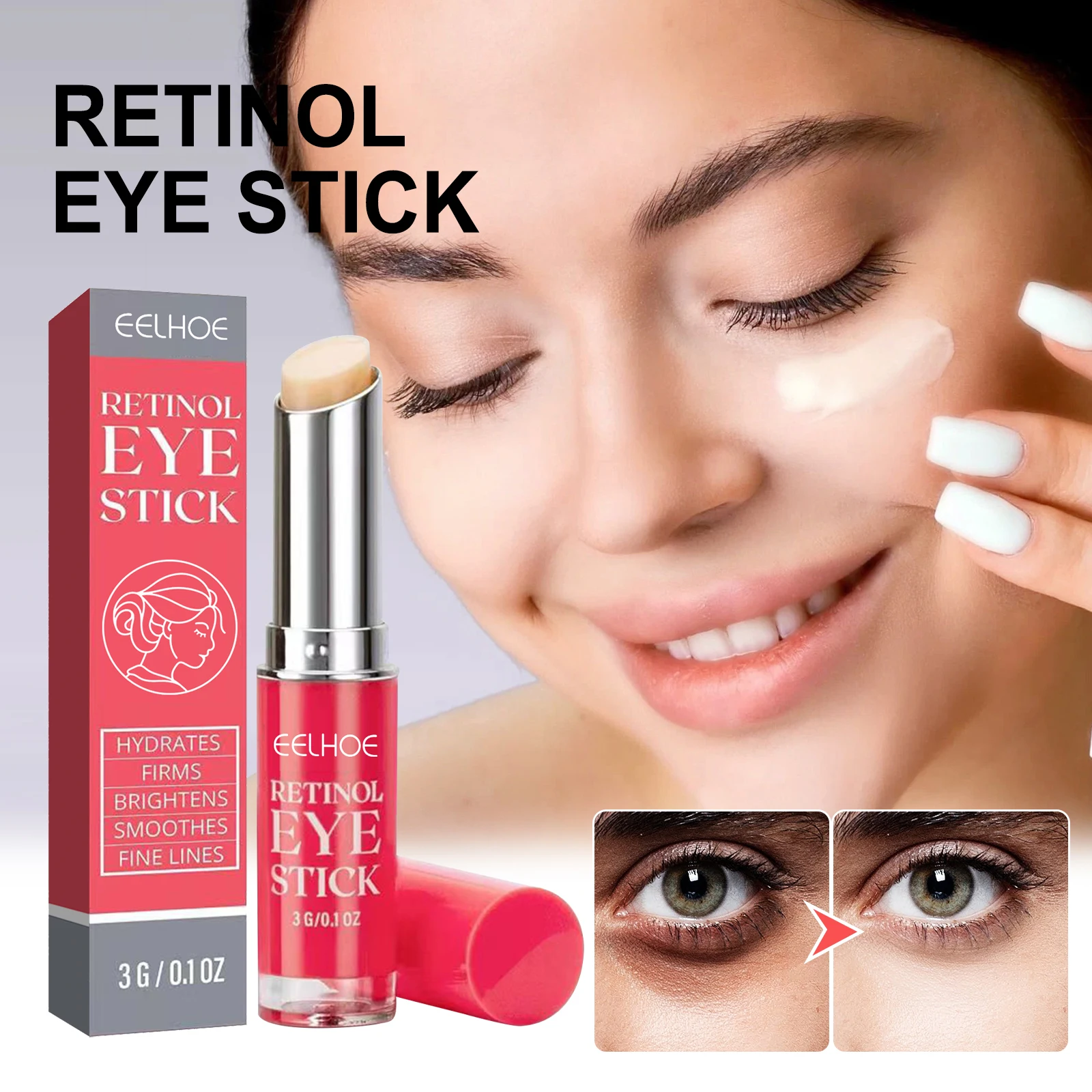 Revolutionize Your Anti-Aging Routine with Retinol Eye Cream Stick for Just .83