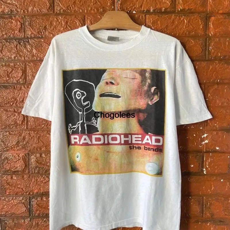 

Футболка Radiohead The Bends, винтажный альбом 90-х годов, 1995 г.
