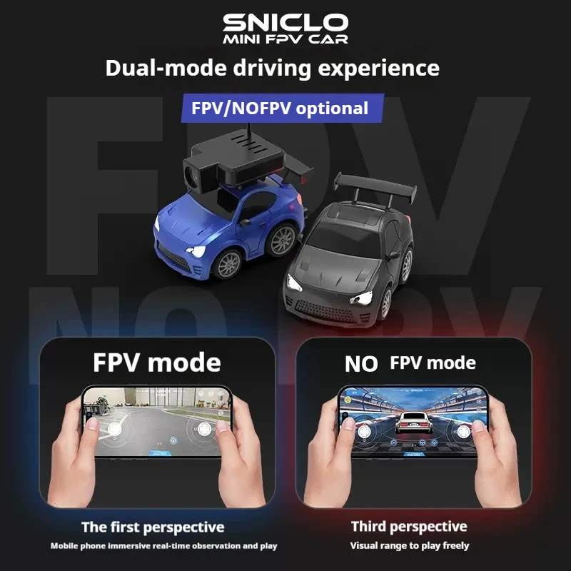 Rc Cars Wireless Fpv Mini Racing 1:100 Sisilok Wifi First Visual Camera Toy Remote Control Car Boy Gift Desktop entertainment