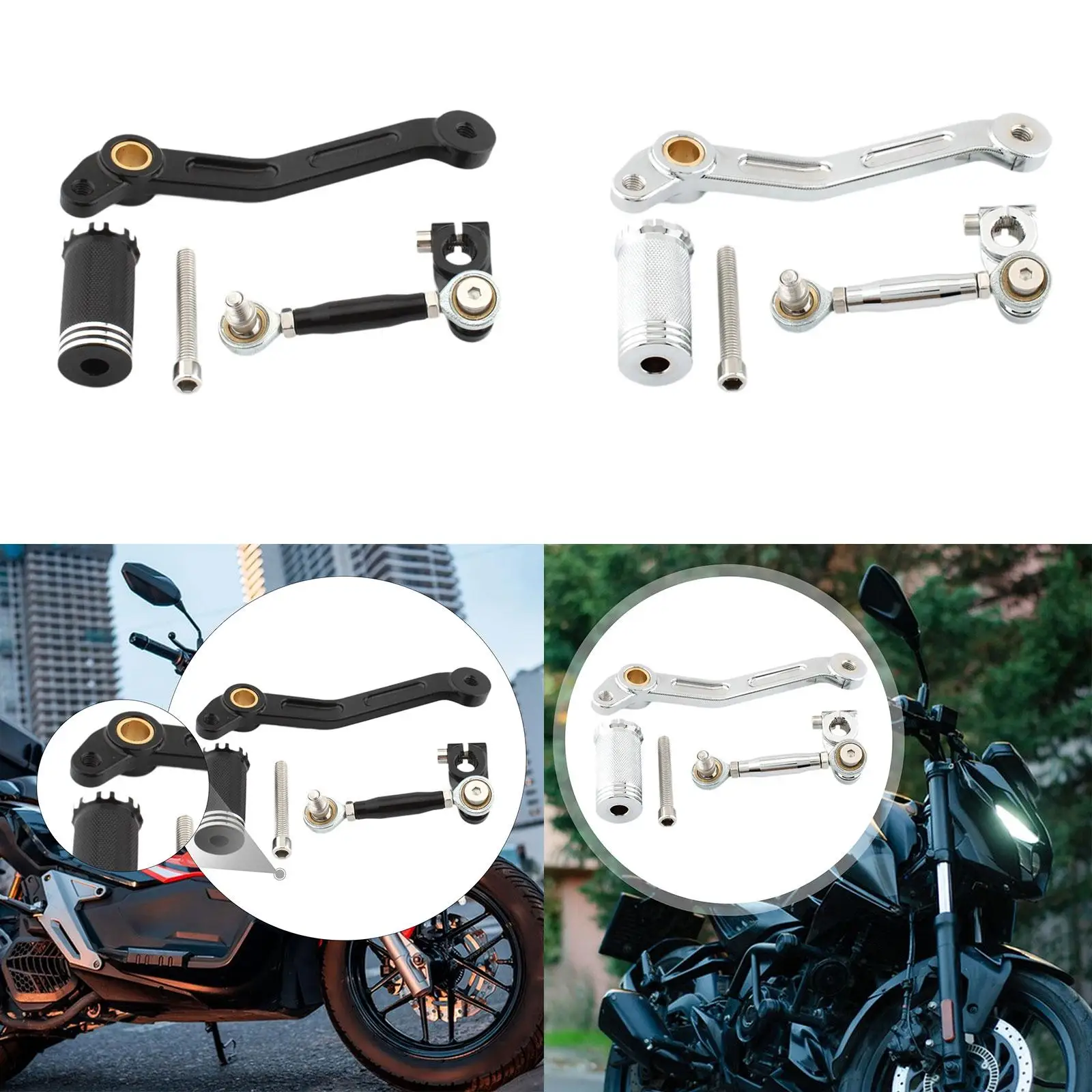 

Shifter Sturdy Aluminum Alloy Foot Peg for Yamaha Vmax 1200 1985-2007