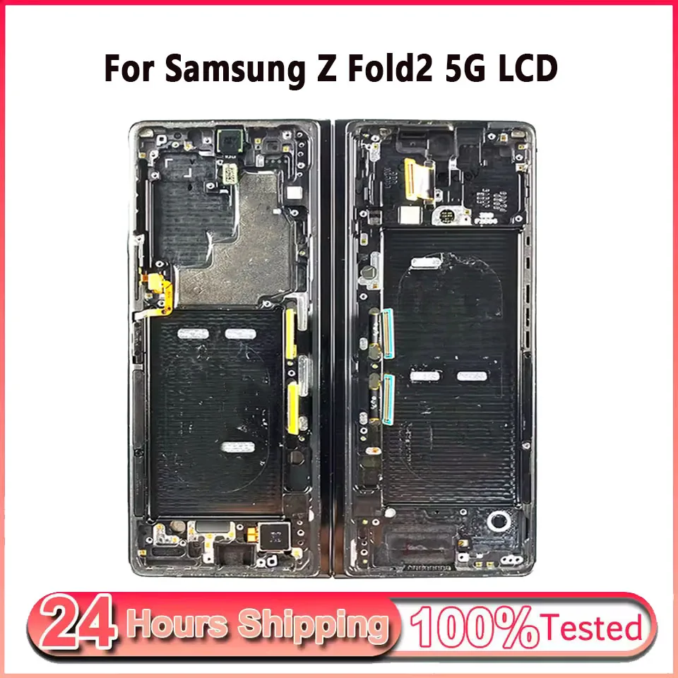 Super AMOLED LCD for Samsung Z fold 2 Inner / External Screen Replacement LCD Display Touch Panel Screen Digitizer Assembly