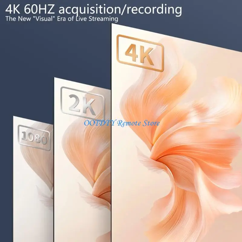 USB3.0 Video Card 4K60HZ Resolution No Delay Metal Housing Broad Compatibility