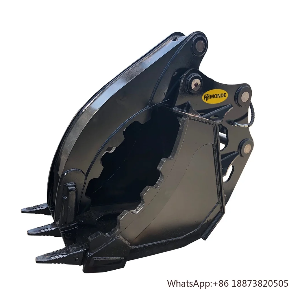 

high performance Thumb Bucket Hydraulic Grapple Excavator Bucket Excavator Grapple