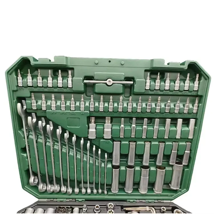 216pcs Hand Tools Set Box 24 Teeth Ratchet Wrench Socket Professional Herramientas Mechanical Spanner Car Mechanics Tool Sets