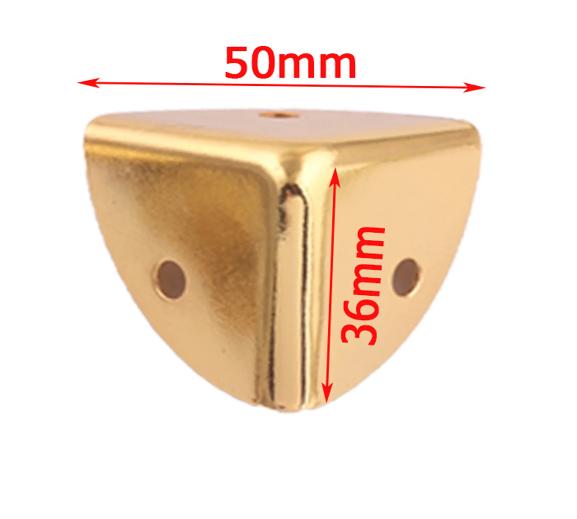 19/22/26/29/31/36mm Gold metal Corner protection corners vintage Box corner Decorative wood corner book corner Corner clip-4pcs