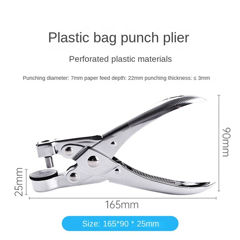 Perforateur de trous circulaire pour sac en plastique Sofe, sac en polybag OPP PE, tissu fin, Film plastique