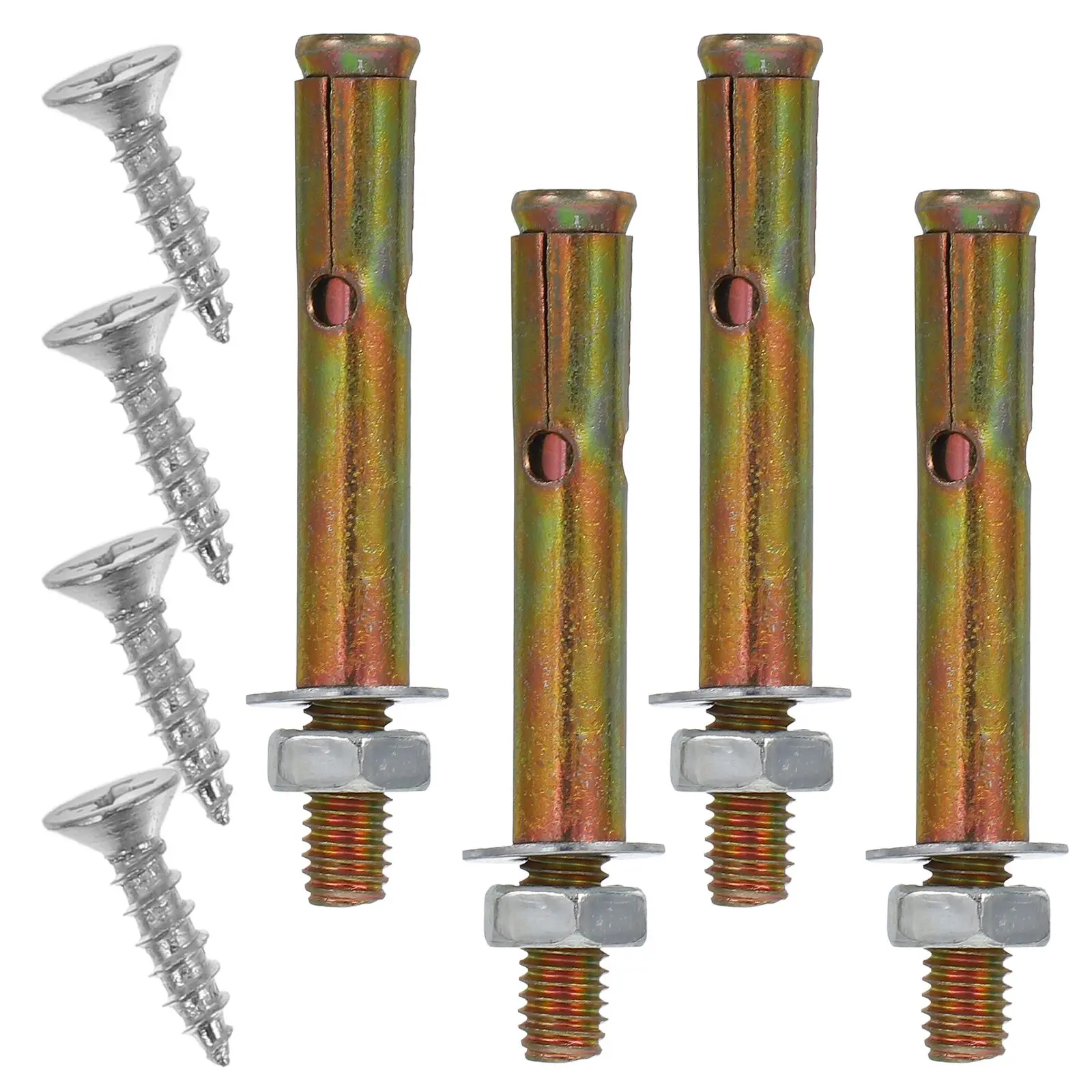 

Carbon Steel Expansion Screws Head Bolts for Fences Doors Decor Projects Awnings AC Brackets Masonry Anchors Hollow Wall