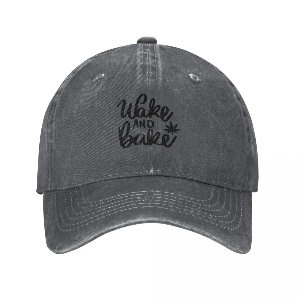 

Wake and Bake Baseball Cap western Hat cute Wild Ball Hat Women Men's