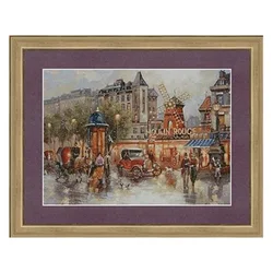 ZZ5223 Cross Stitch Kits Products Yarn Canvas Painting Decorative Pictures Craft Needlework Fabric For Sewing Art Scenery DIY