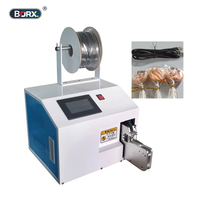 Supply Semi-automatic Twist Tie Machine For Bread Candy Bags Wire Cable Tie Machine