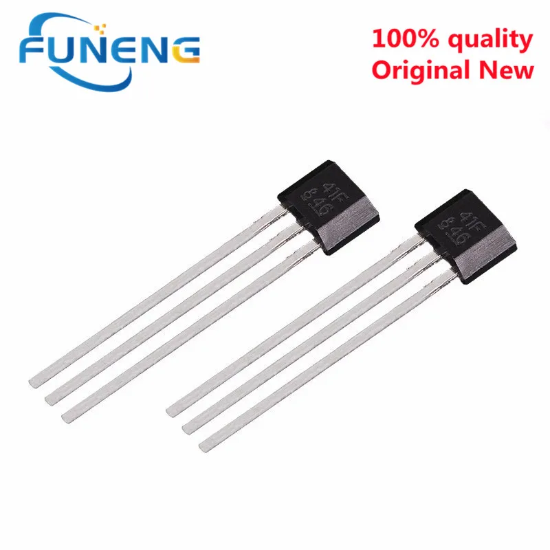 50PCS 41F TO-92S 0H41 SH41 SS41F OH41F TO-92 S41 Bipolar Hall Element Sensor Motor Electric Car Motor Hall Sensor