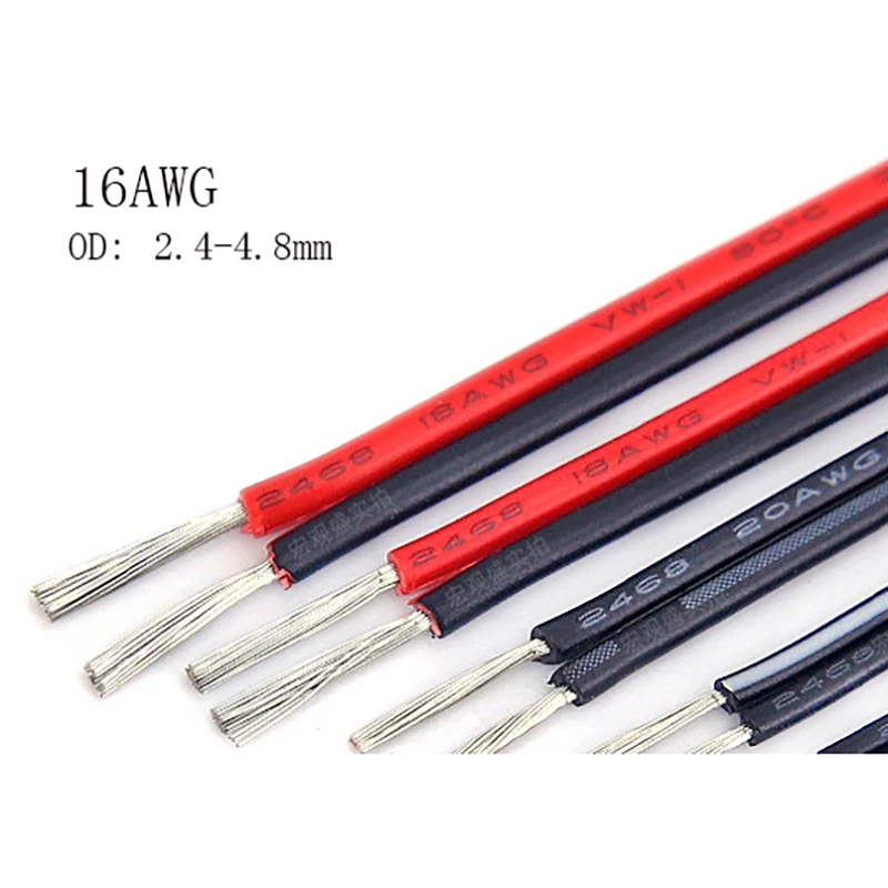 Câble Électrique Extension 22AWG 2 Conducteurs Rouge/Noir 30m - Cuivre Souple Pour LED, HP, Auto