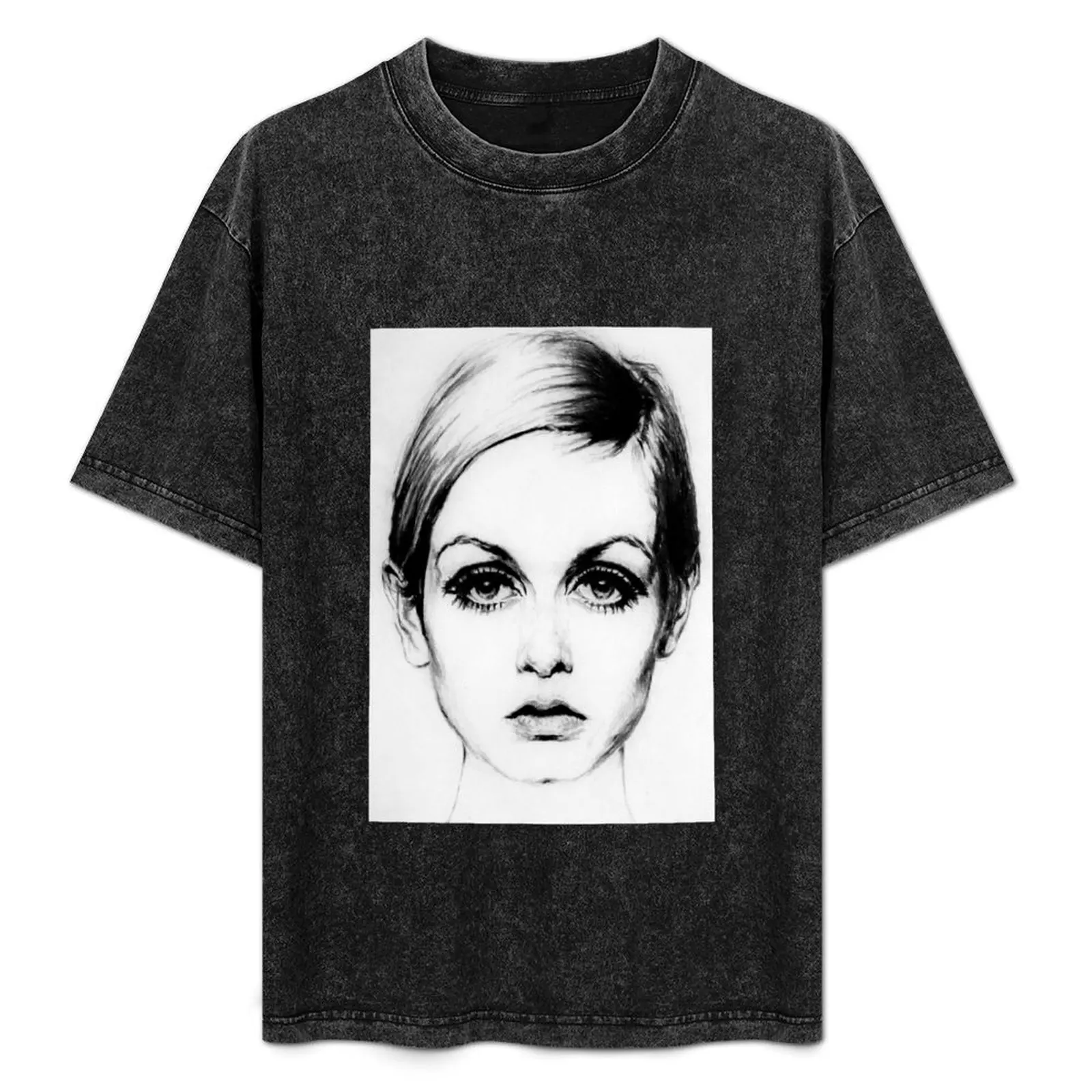 

Футболка с рисунком 60's Eyelashes, повседневная праздничная футболка с короткими рукавами