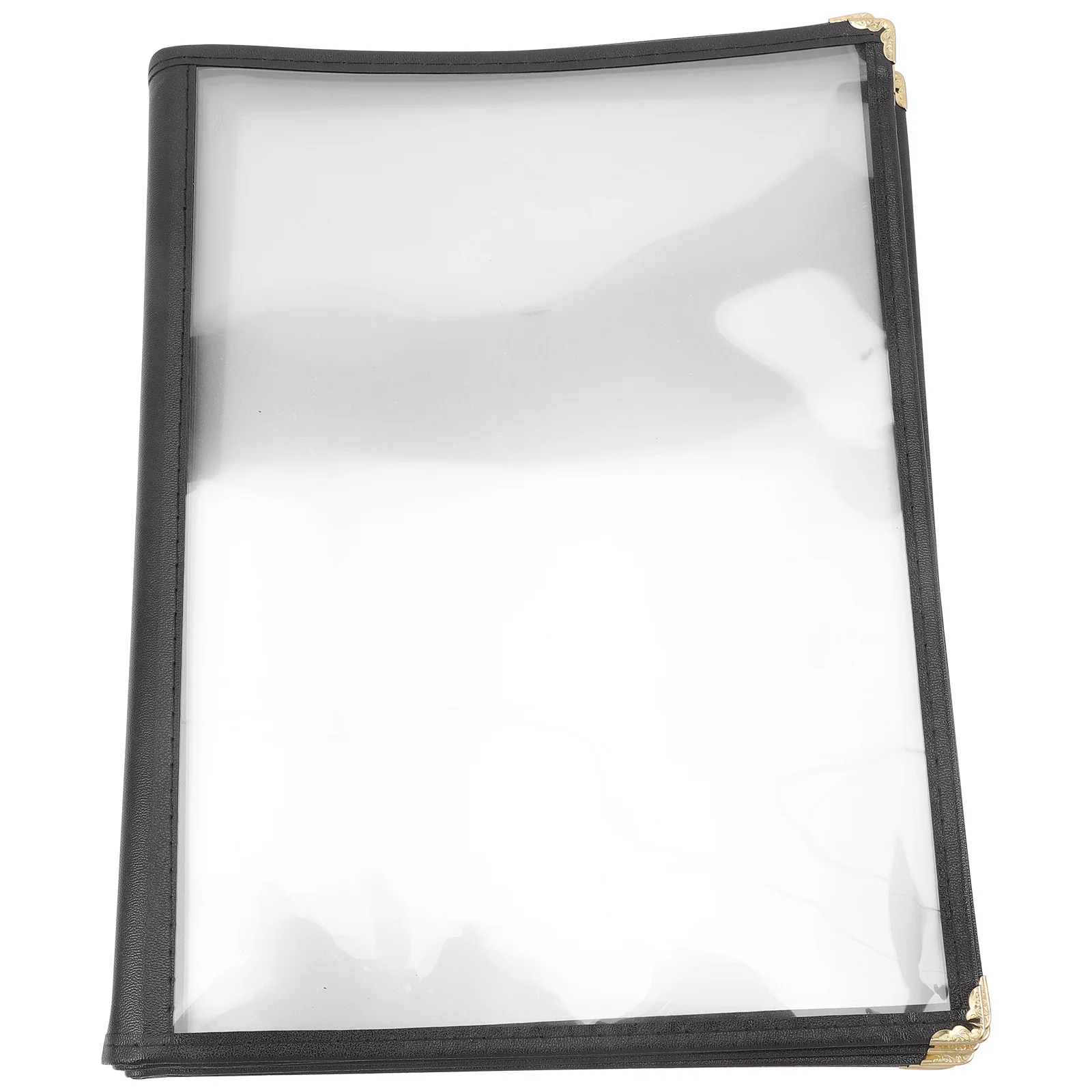 

Menu Cover Book Premium Pvc Waterproof Oil-Resistant Restaurant Menu Protector For Hotel Cafe Bar A4 Clear Sleeve Reusable Easy