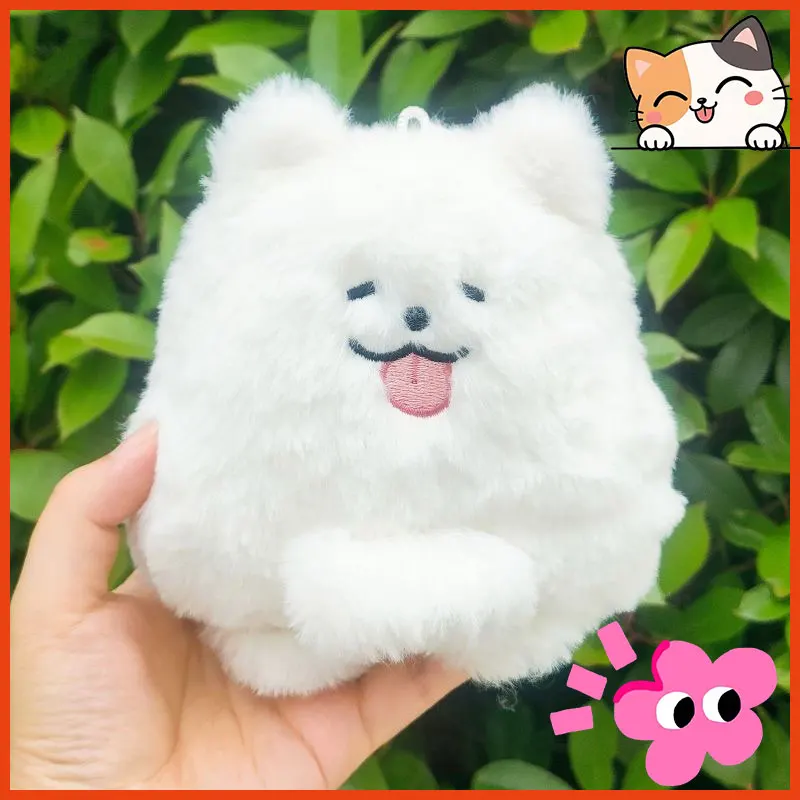 

Cute Samoyed 13cm Yaye Plush Pendant Fun Cartoon Doll Dog Trend Toy Pillow Decorations Creative Surprise Doll Birthday Gift